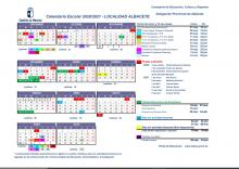 Calendario escolar correspondiente a la LOCALIDAD DE ALBACETE